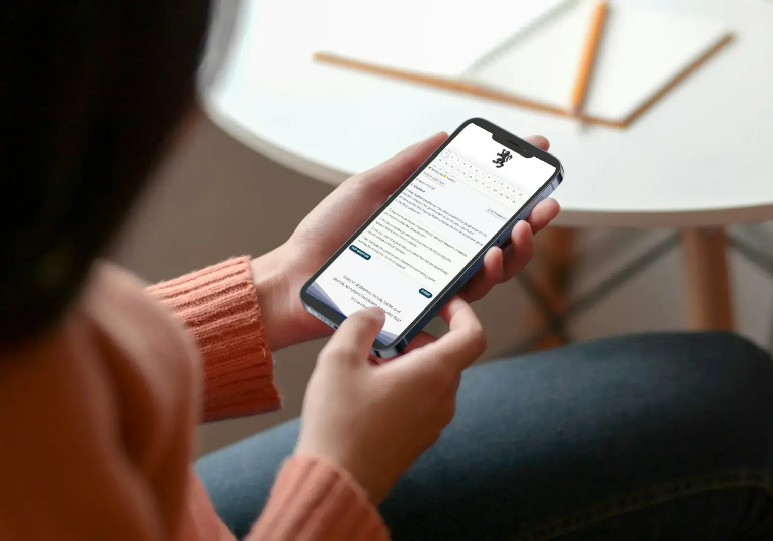 Candidate using Drone Conquer on mobile